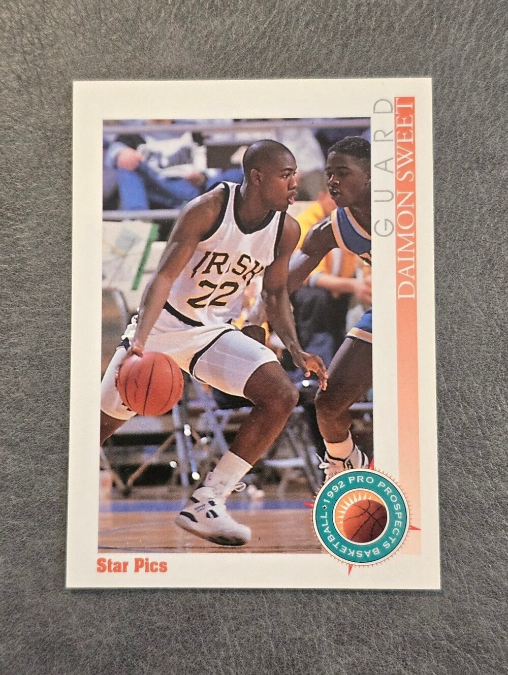 1992 Star Pics #20 Daimon Sweet Basketball Card